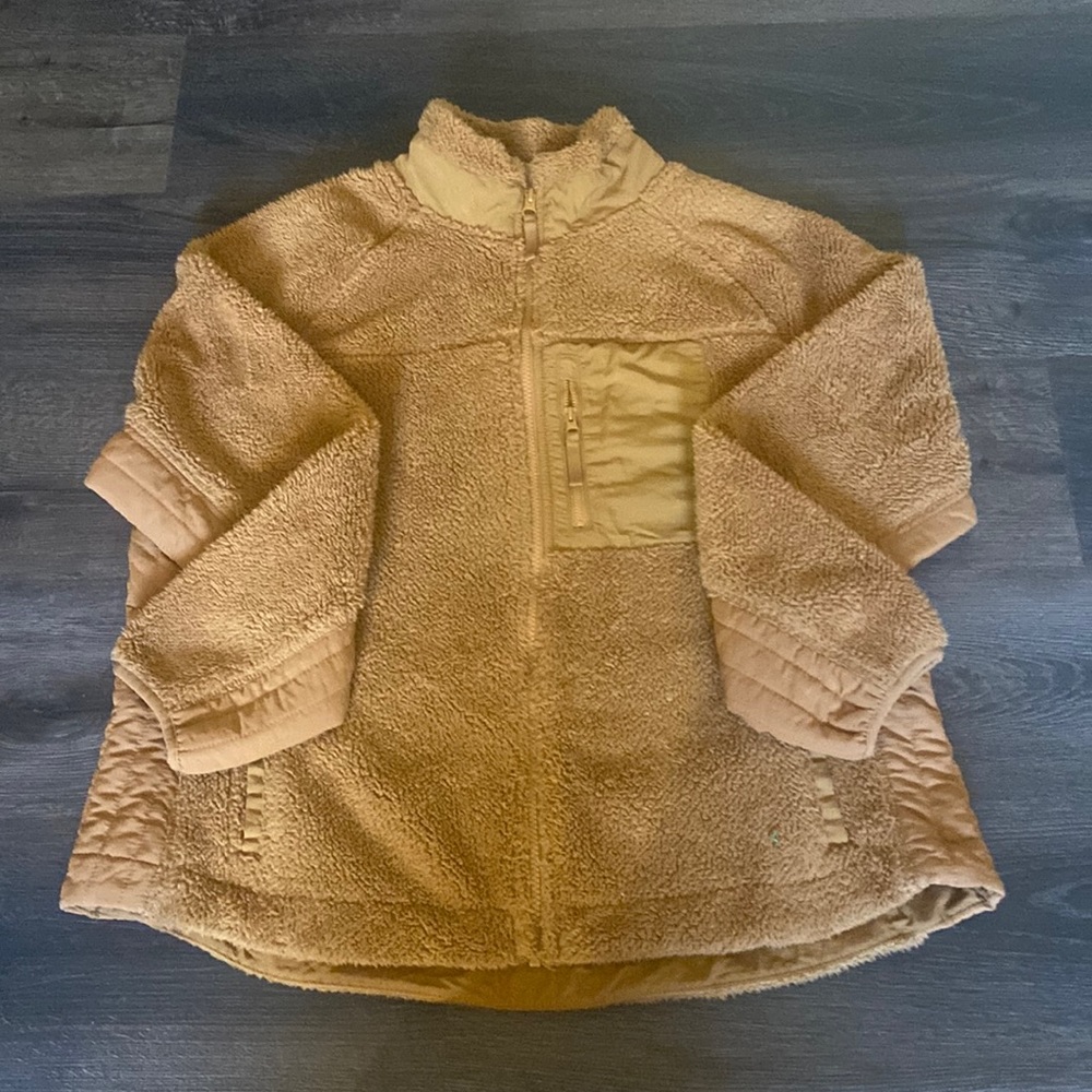 Full zip teddy jacket